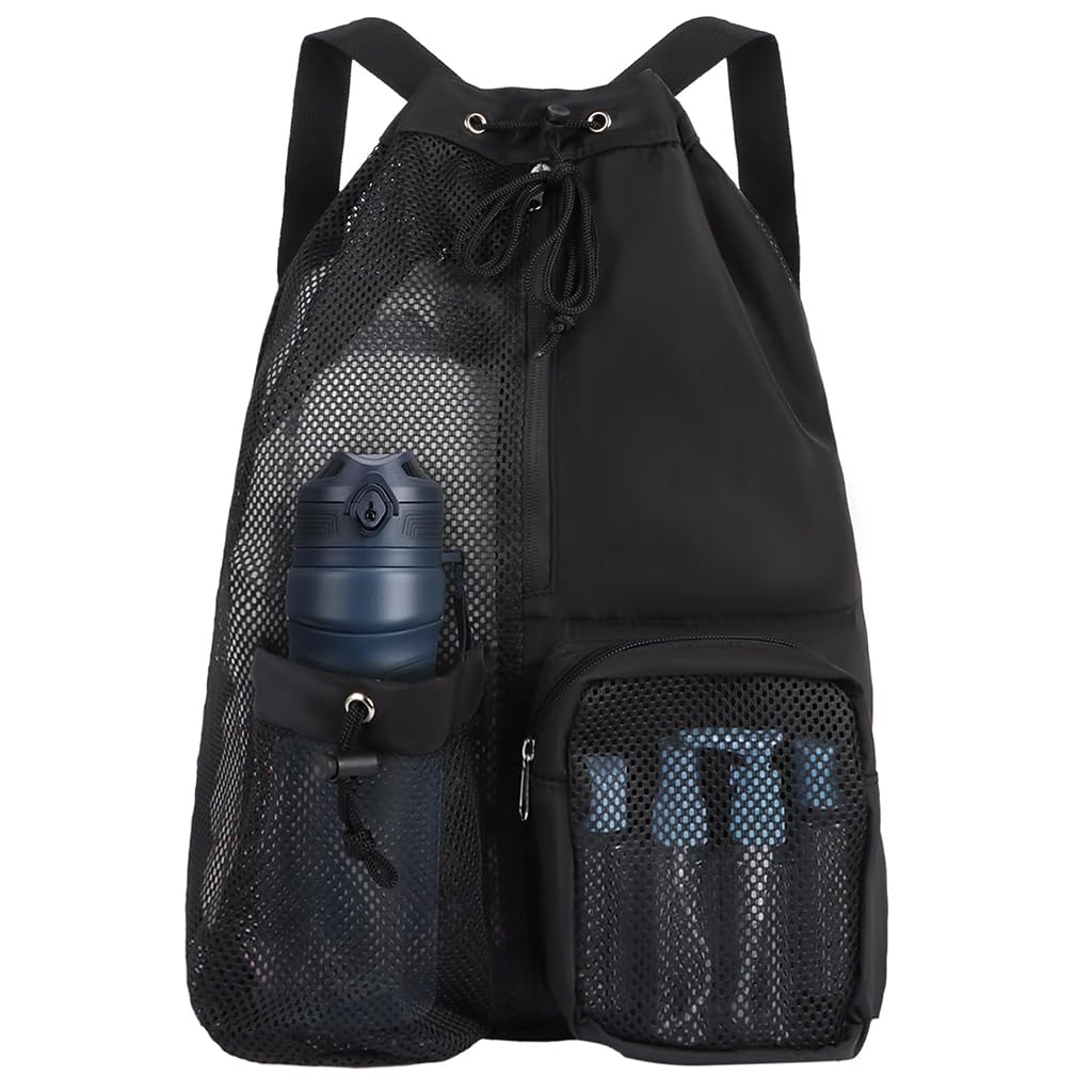 Proberos Drawstring Bag for Teens Men Women Gym Sports with Multi Pocket, Large Capacity Waterproof Drawstring Backpack for Swimming Hiking Outdoor Sports Proberos Drawstring Bag for Teens Men Women Gym Sports with Multi Pocket, Large Capacity Waterproof Drawstring Backpack for Swimming Hiking Outdoor Sports